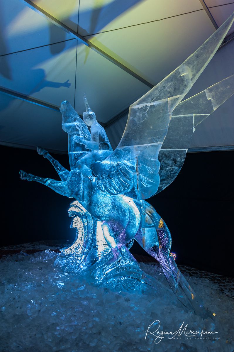20th International Ice sculpture festival in Jelgava / XX международный фестиваль ледяных скульптур в Елгаве