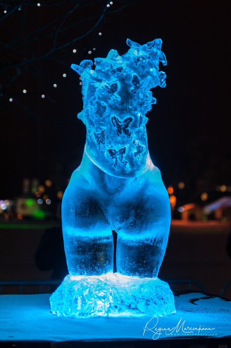 20th International Ice sculpture festival in Jelgava / XX международный фестиваль ледяных скульптур в Елгаве