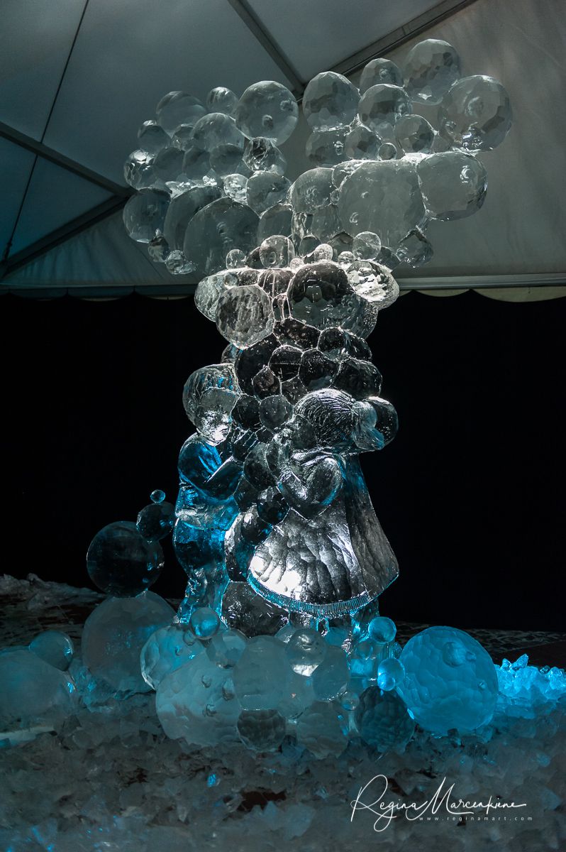 20th International Ice sculpture festival in Jelgava / XX международный фестиваль ледяных скульптур в Елгаве