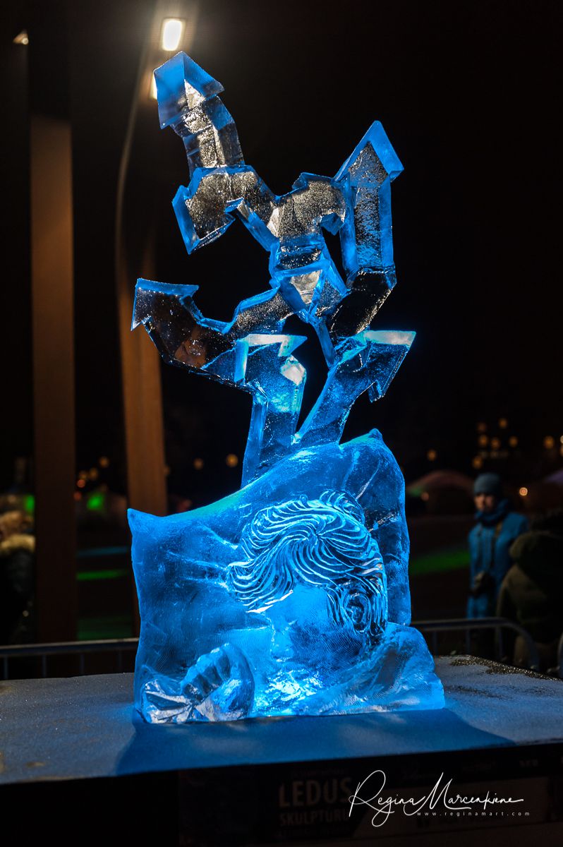 20th International Ice sculpture festival in Jelgava / XX международный фестиваль ледяных скульптур в Елгаве