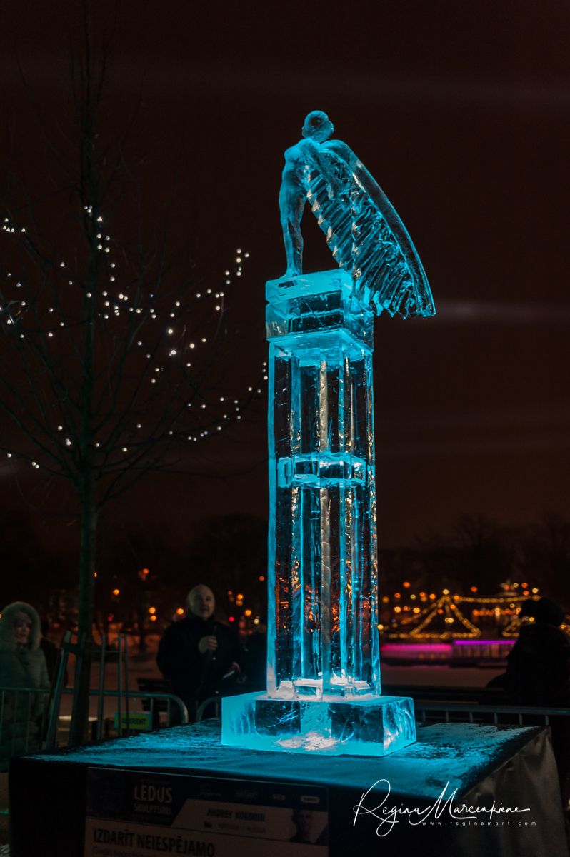 20th International Ice sculpture festival in Jelgava / XX международный фестиваль ледяных скульптур в Елгаве