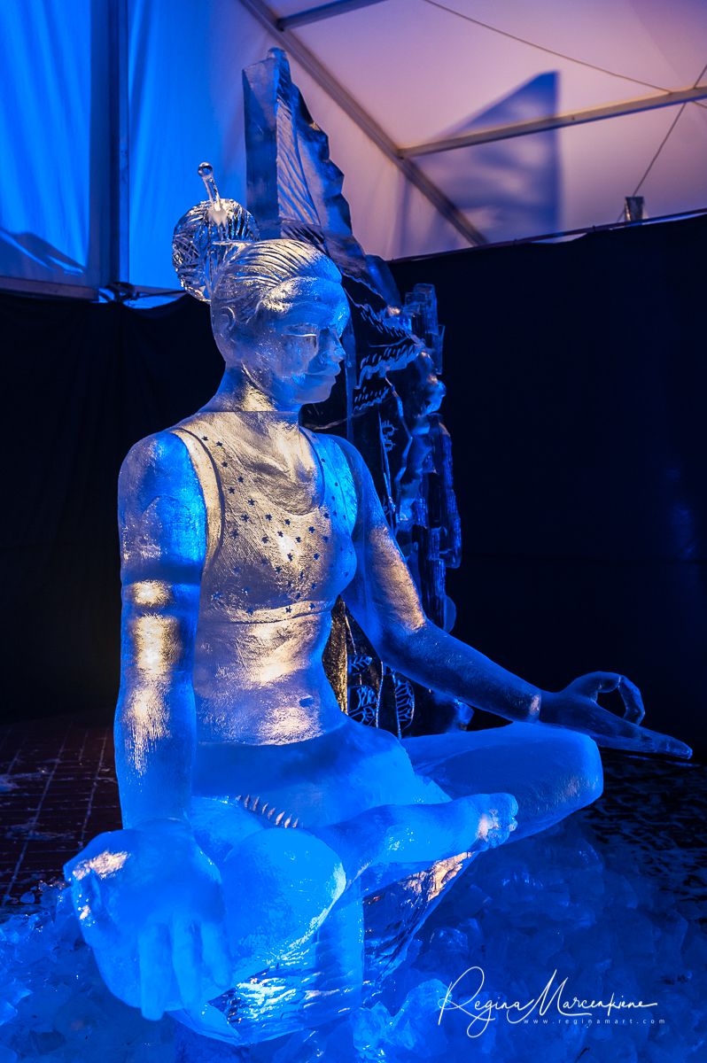 20th International Ice sculpture festival in Jelgava / XX международный фестиваль ледяных скульптур в Елгаве