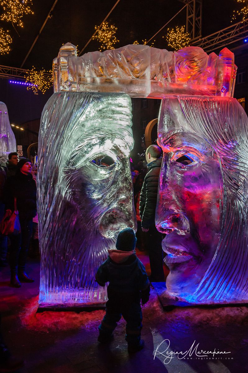 20th International Ice sculpture festival in Jelgava / XX международный фестиваль ледяных скульптур в Елгаве
