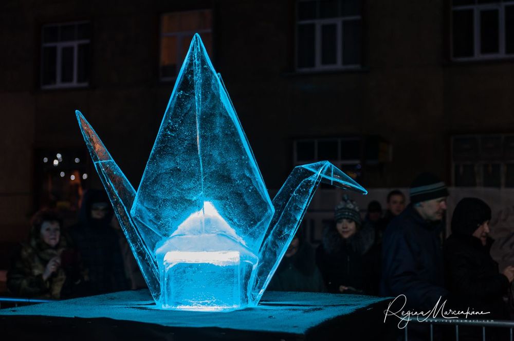 20th International Ice sculpture festival in Jelgava / XX международный фестиваль ледяных скульптур в Елгаве