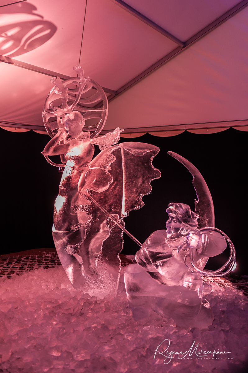 20th International Ice sculpture festival in Jelgava / XX международный фестиваль ледяных скульптур в Елгаве