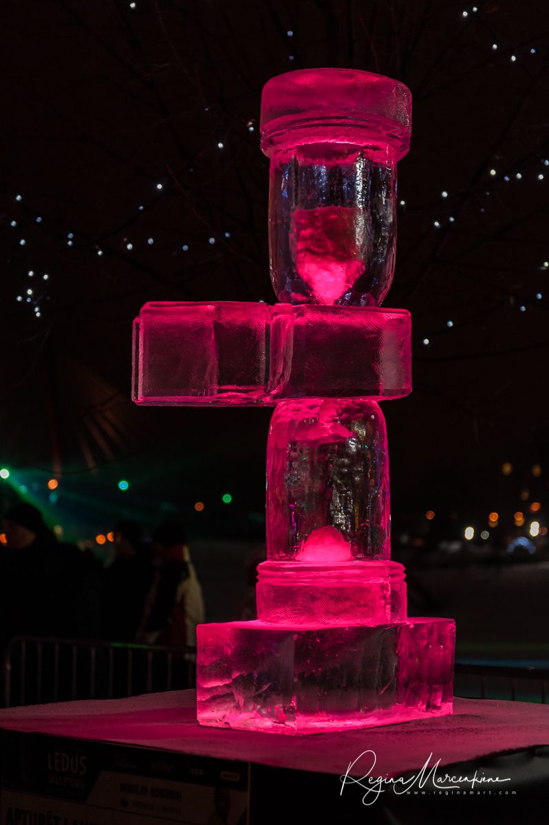 20th International Ice sculpture festival in Jelgava / XX международный фестиваль ледяных скульптур в Елгаве