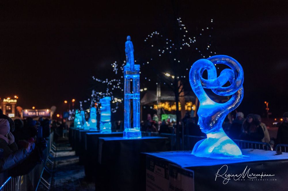 20th International Ice sculpture festival in Jelgava / XX международный фестиваль ледяных скульптур в Елгаве