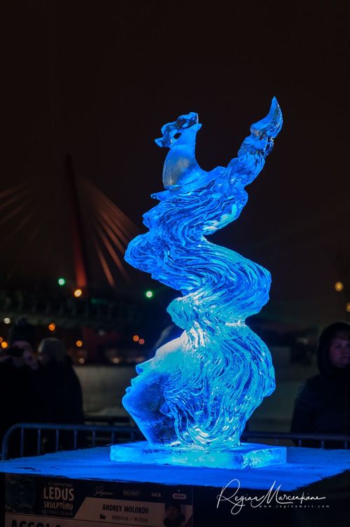 20th International Ice sculpture festival in Jelgava / XX международный фестиваль ледяных скульптур в Елгаве