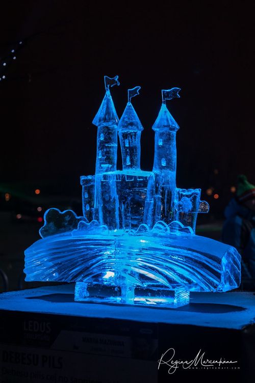 20th International Ice sculpture festival in Jelgava / XX международный фестиваль ледяных скульптур в Елгаве