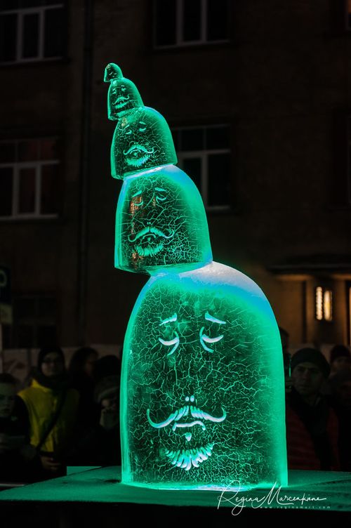 20th International Ice sculpture festival in Jelgava / XX международный фестиваль ледяных скульптур в Елгаве