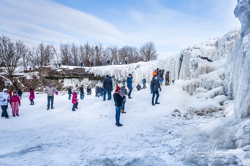 Водопад Ягала (Jägala juga / Jägala Waterfall)