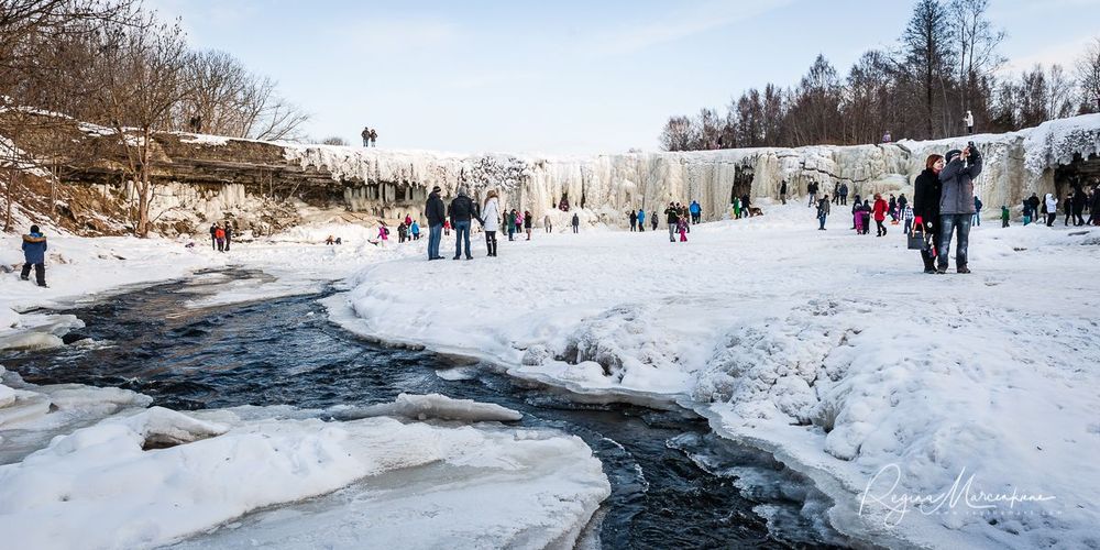 Водопад Ягала (Jägala juga / Jägala Waterfall)