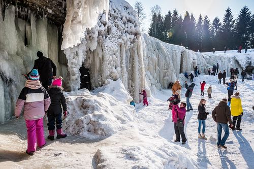 Водопад Ягала (Jägala juga / Jägala Waterfall)