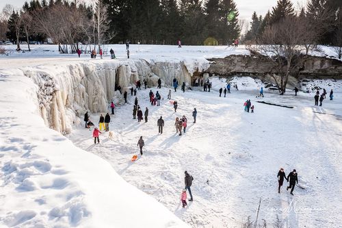 Водопад Ягала (Jägala juga / Jägala Waterfall)