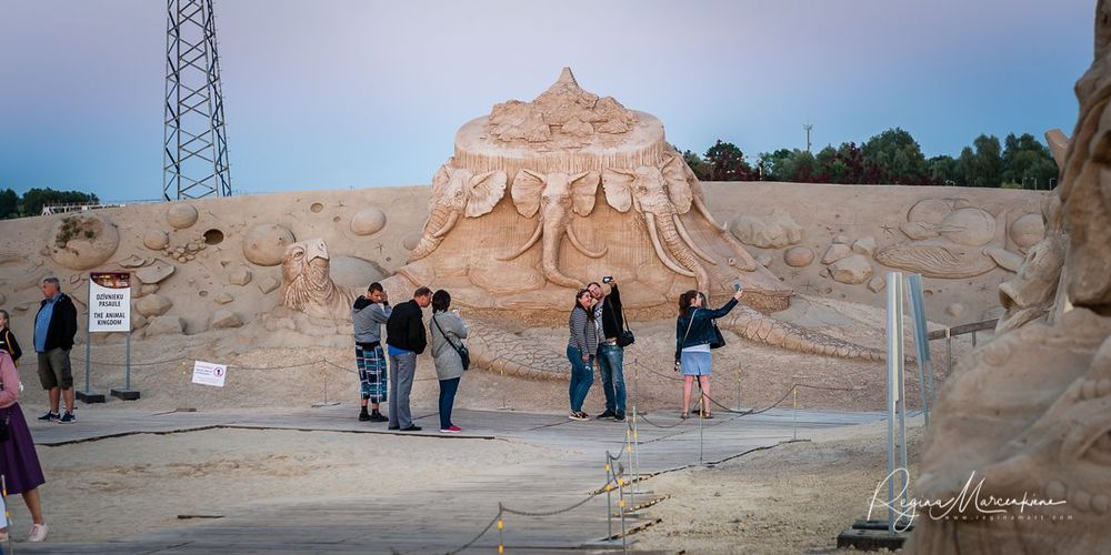 International Sand Sculptures Festival in Jelgava / 12-й Международный фестиваль песчаной скульптуры  в Елгаве