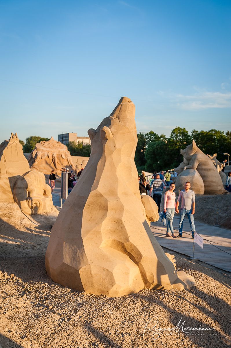 International Sand Sculptures Festival in Jelgava / 12-й Международный фестиваль песчаной скульптуры  в Елгаве