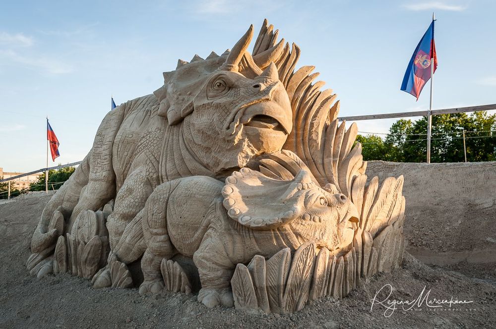 International Sand Sculptures Festival in Jelgava / 12-й Международный фестиваль песчаной скульптуры  в Елгаве
