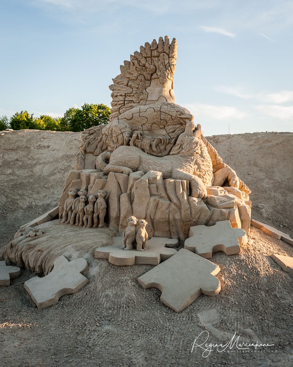 International Sand Sculptures Festival in Jelgava / 12-й Международный фестиваль песчаной скульптуры  в Елгаве