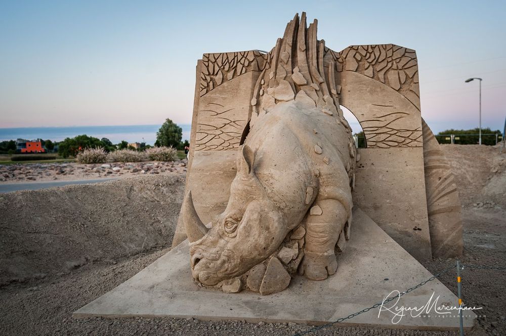 International Sand Sculptures Festival in Jelgava / 12-й Международный фестиваль песчаной скульптуры  в Елгаве