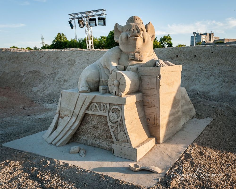 International Sand Sculptures Festival in Jelgava / 12-й Международный фестиваль песчаной скульптуры  в Елгаве