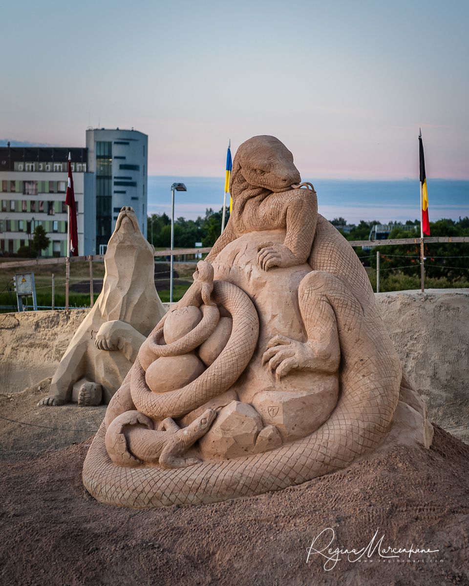 International Sand Sculptures Festival in Jelgava / 12-й Международный фестиваль песчаной скульптуры  в Елгаве