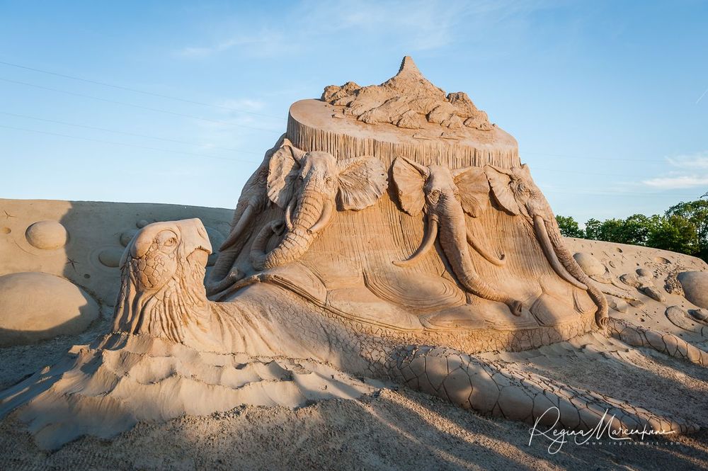 International Sand Sculptures Festival in Jelgava / 12-й Международный фестиваль песчаной скульптуры  в Елгаве