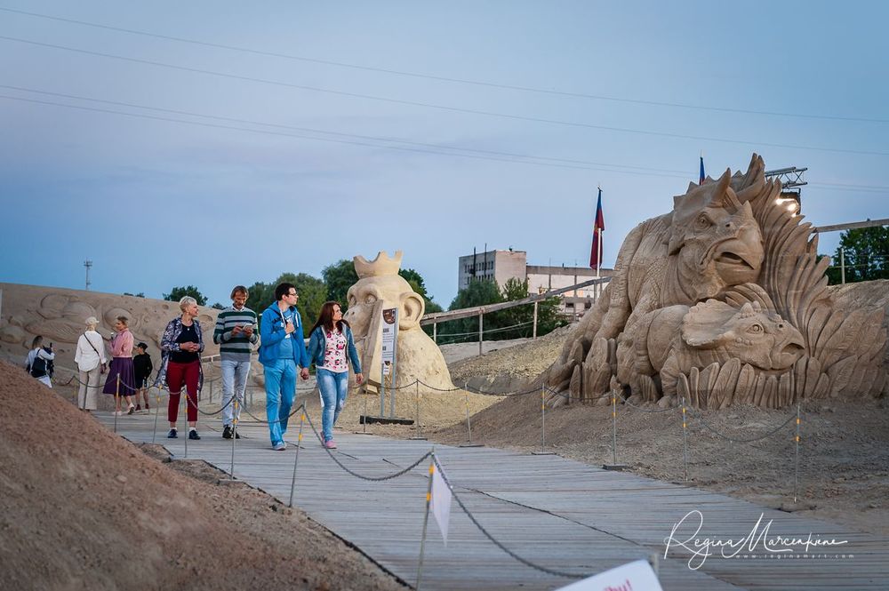 International Sand Sculptures Festival in Jelgava / 12-й Международный фестиваль песчаной скульптуры  в Елгаве