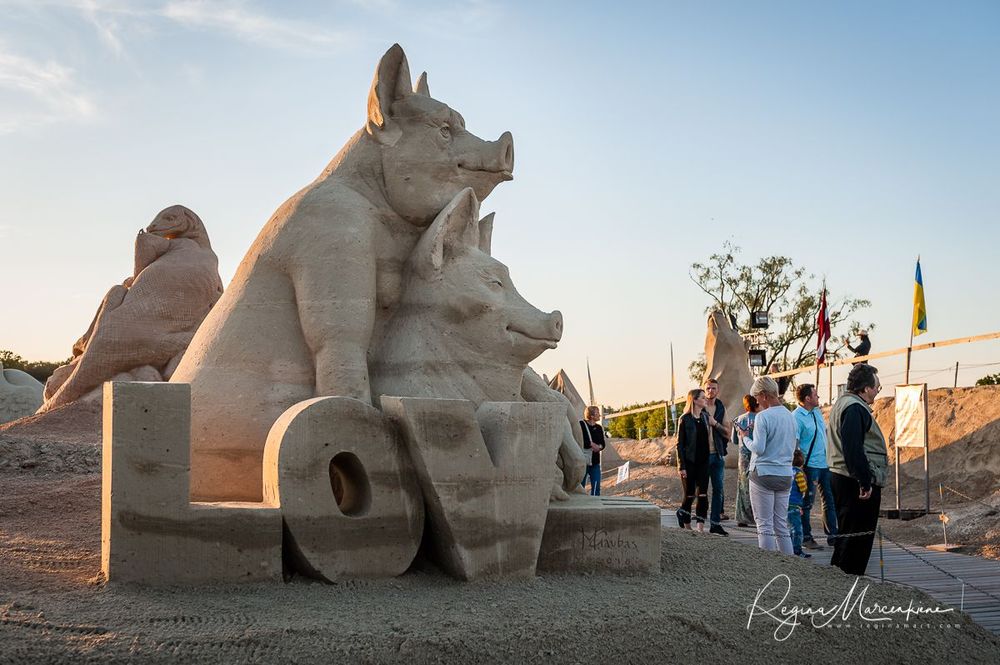 International Sand Sculptures Festival in Jelgava / 12-й Международный фестиваль песчаной скульптуры  в Елгаве