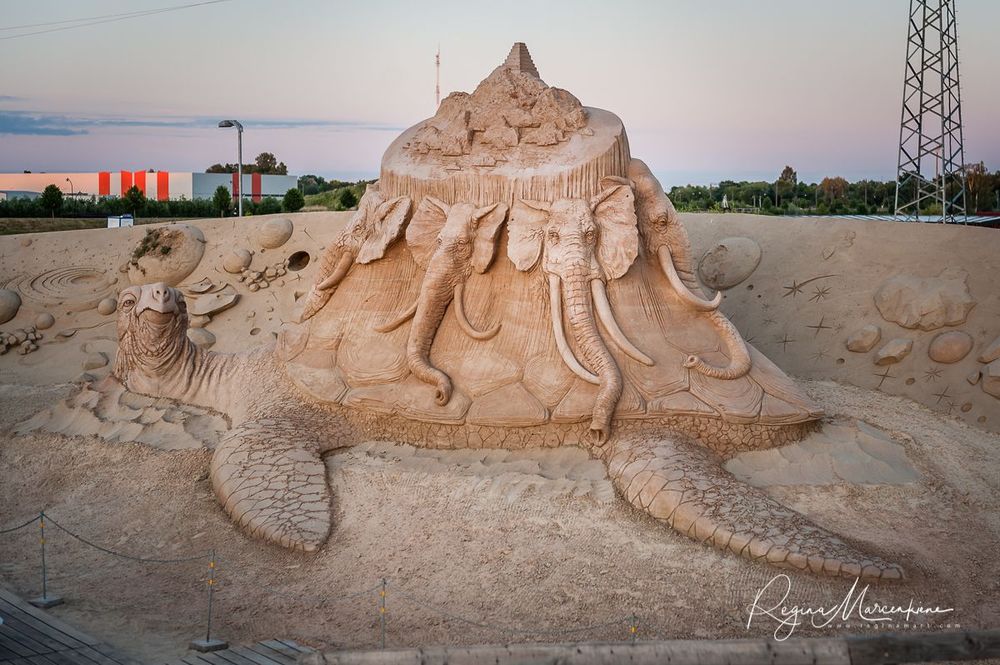 International Sand Sculptures Festival in Jelgava / 12-й Международный фестиваль песчаной скульптуры  в Елгаве