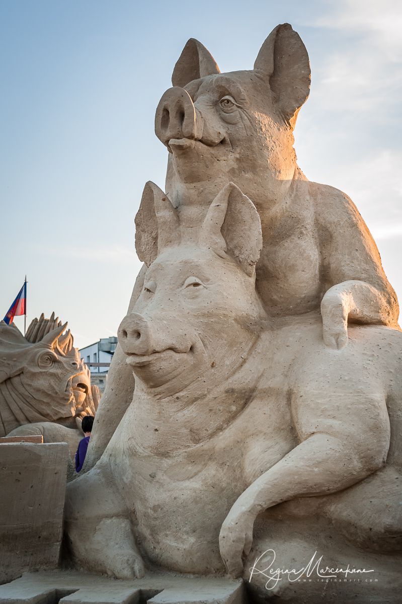 International Sand Sculptures Festival in Jelgava / 12-й Международный фестиваль песчаной скульптуры  в Елгаве