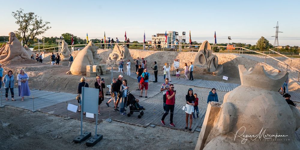 International Sand Sculptures Festival in Jelgava / 12-й Международный фестиваль песчаной скульптуры  в Елгаве
