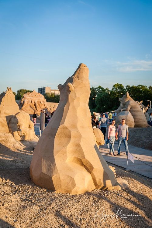 International Sand Sculptures Festival in Jelgava / 12-й Международный фестиваль песчаной скульптуры  в Елгаве