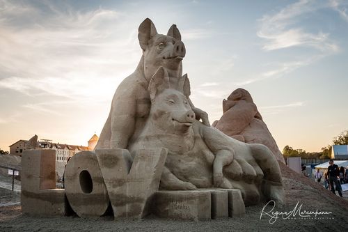 International Sand Sculptures Festival in Jelgava / 12-й Международный фестиваль песчаной скульптуры  в Елгаве