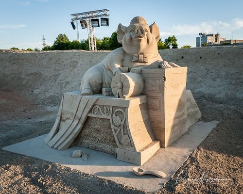 International Sand Sculptures Festival in Jelgava / 12-й Международный фестиваль песчаной скульптуры  в Елгаве