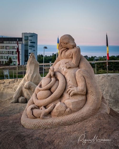 International Sand Sculptures Festival in Jelgava / 12-й Международный фестиваль песчаной скульптуры  в Елгаве