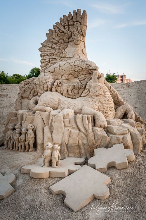 International Sand Sculptures Festival in Jelgava / 12-й Международный фестиваль песчаной скульптуры  в Елгаве