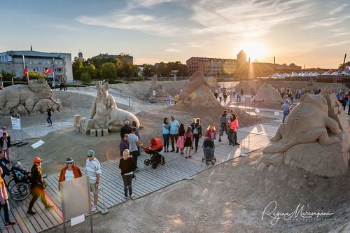 International Sand Sculptures Festival in Jelgava / 12-й Международный фестиваль песчаной скульптуры  в Елгаве
