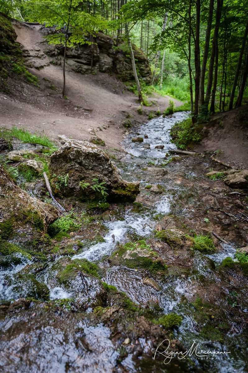 Семиисточниковый водопад ( Septiņavotu ūdenskritums / Waterfall of The Seven Springs)