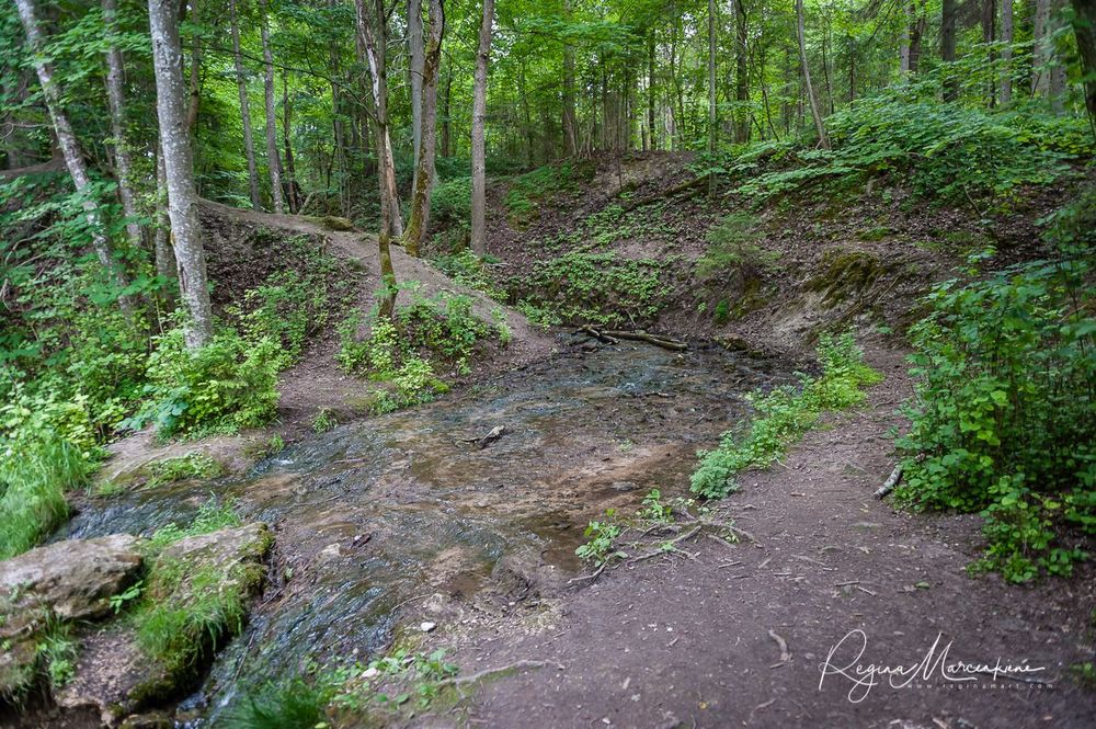 Семиисточниковый водопад ( Septiņavotu ūdenskritums / Waterfall of The Seven Springs)