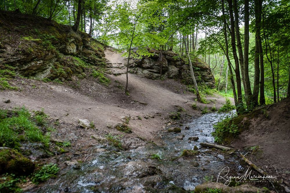Семиисточниковый водопад ( Septiņavotu ūdenskritums / Waterfall of The Seven Springs)