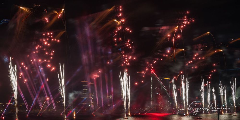 Saules Mūžs fireworks presentation / Световое представление 