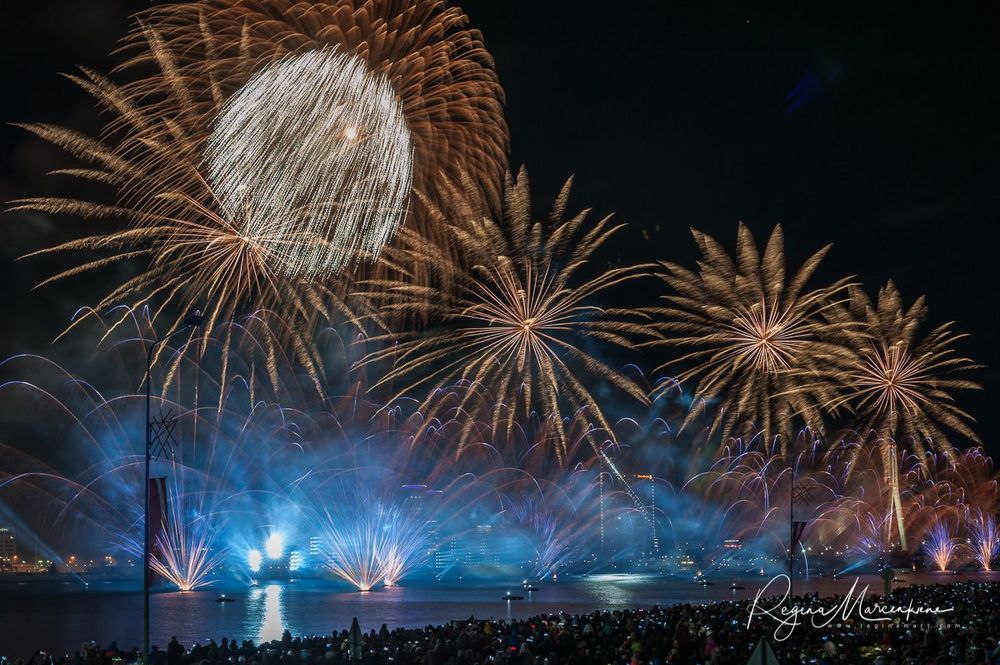 Saules Mūžs fireworks presentation / Световое представление 
