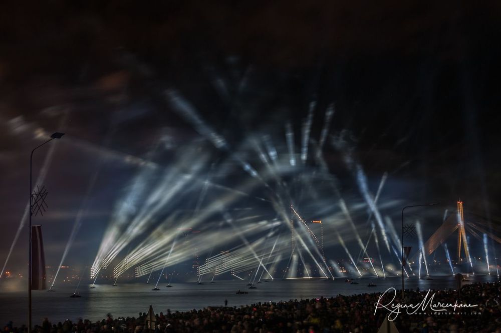 Saules Mūžs fireworks presentation / Световое представление 