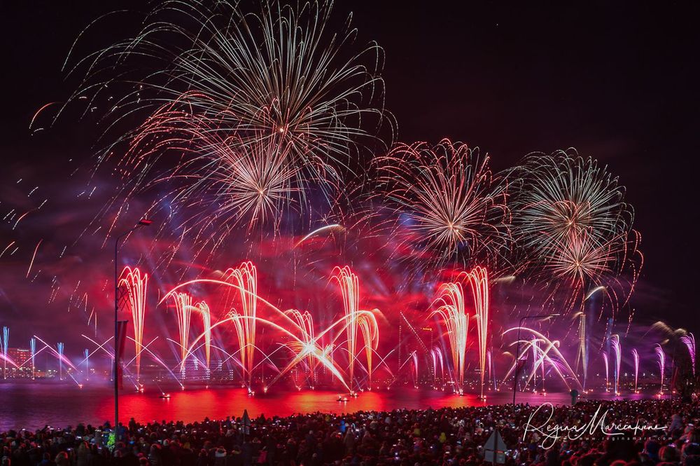 Saules Mūžs fireworks presentation / Световое представление 