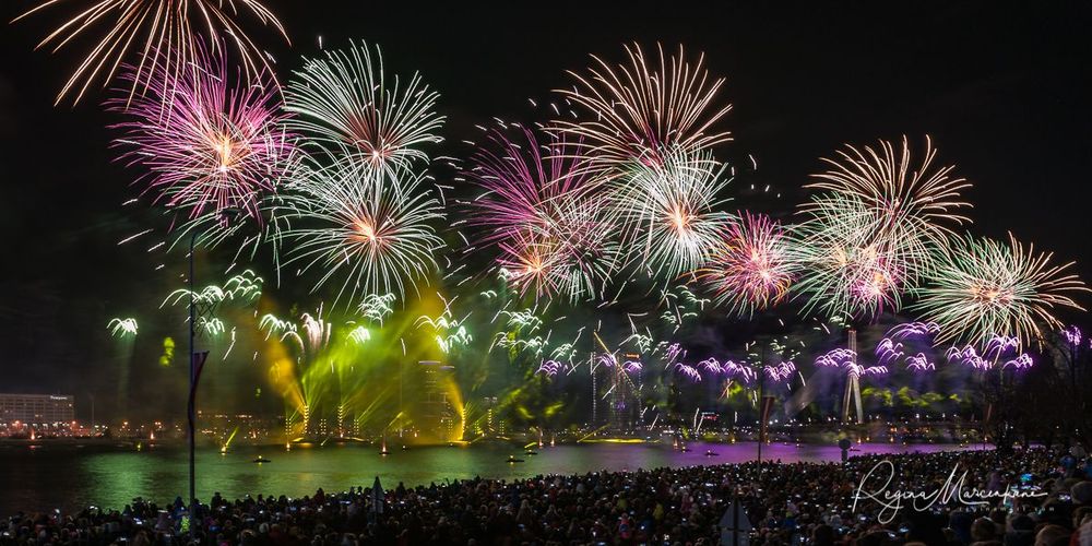 Saules Mūžs fireworks presentation / Световое представление 