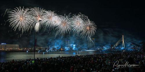 Saules Mūžs fireworks presentation / Световое представление 