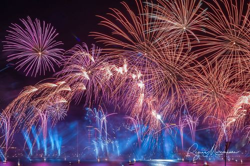 Saules Mūžs fireworks presentation / Световое представление 