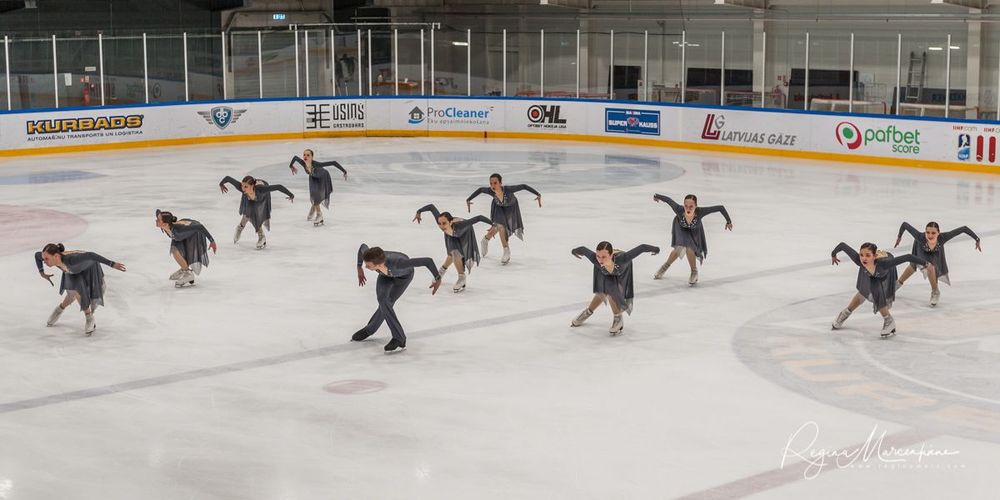 Riga Amber Cup -Synchronized skating /Синхронное фигурное катание