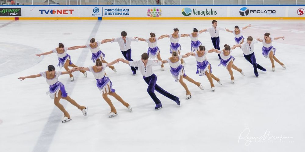 Riga Amber Cup -Synchronized skating /Синхронное фигурное катание