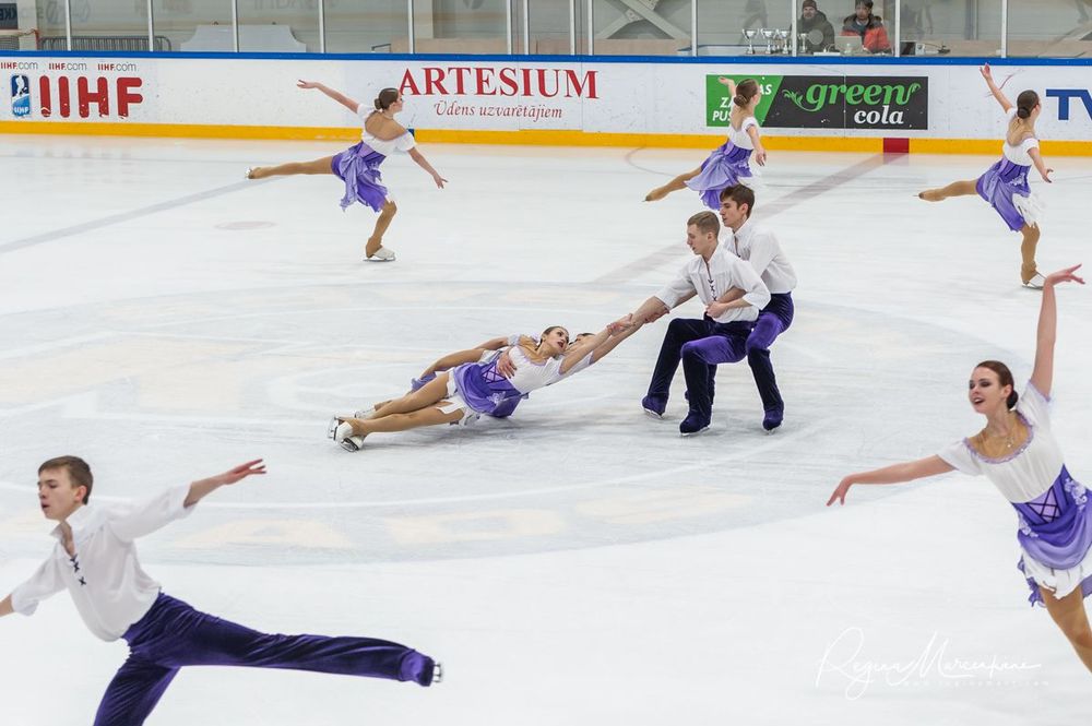 Riga Amber Cup -Synchronized skating /Синхронное фигурное катание